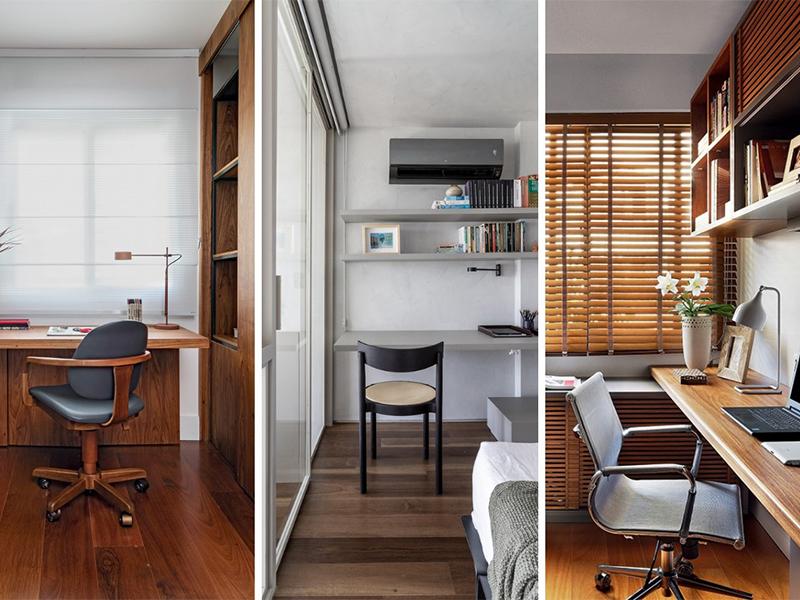 Home office: 9 ideias de decoração com móveis planejados no escritório